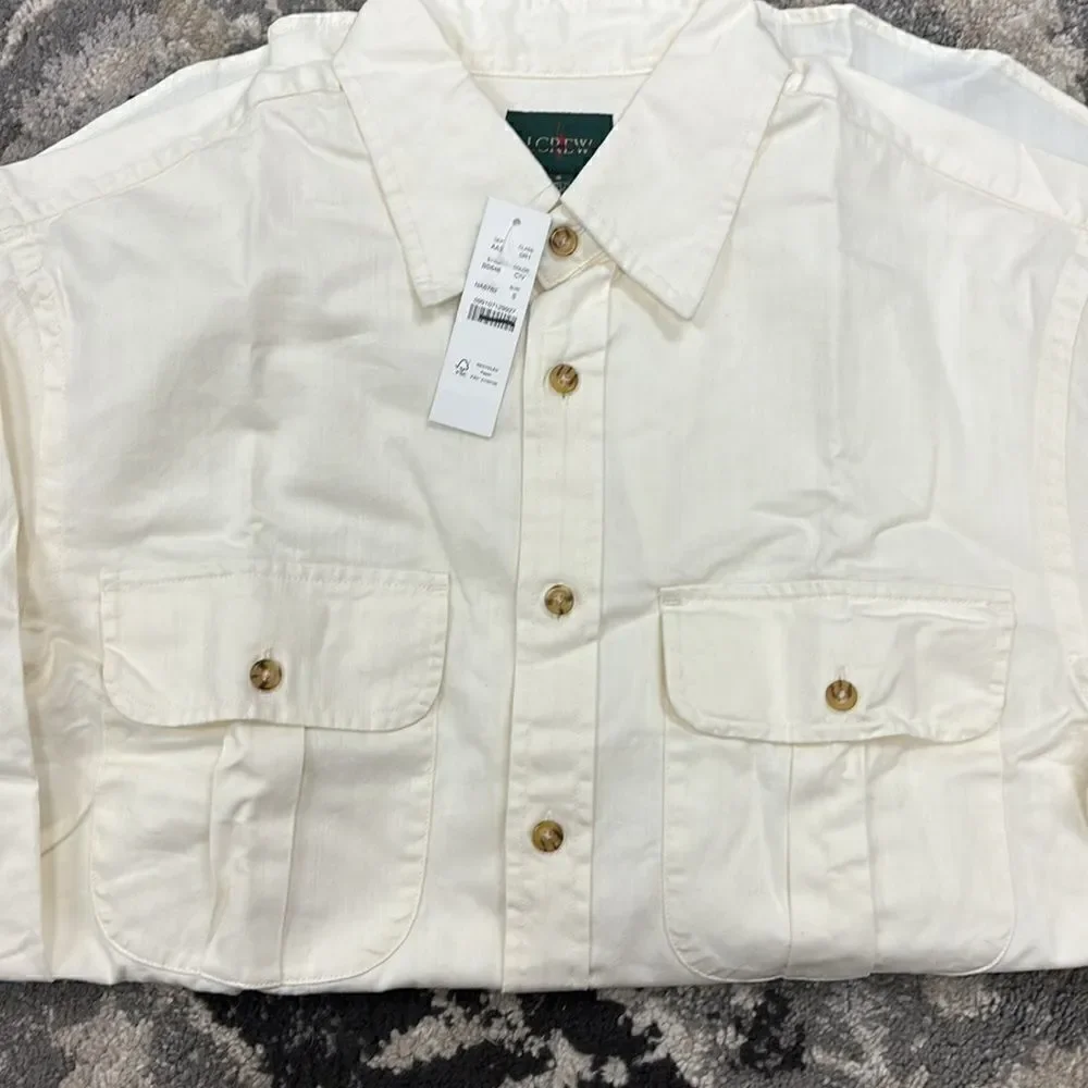 J. Crew Heritage twill two-pocket workshirt